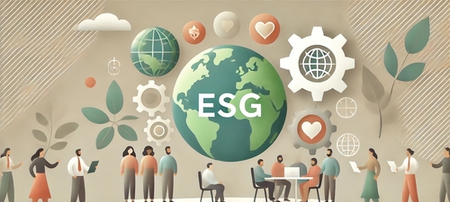 ESG 경영(일러스트)[생성AI 챗GPT 제작]