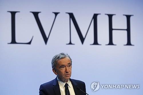 베르나르 아르노 LVMH 회장[AP 연합뉴스 자료사진. 재판매 및 DB 금지]